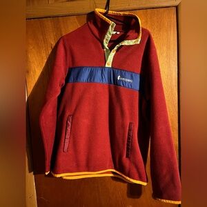 Cotopaxi Red Teca Fleece Pullover Women’s XL
